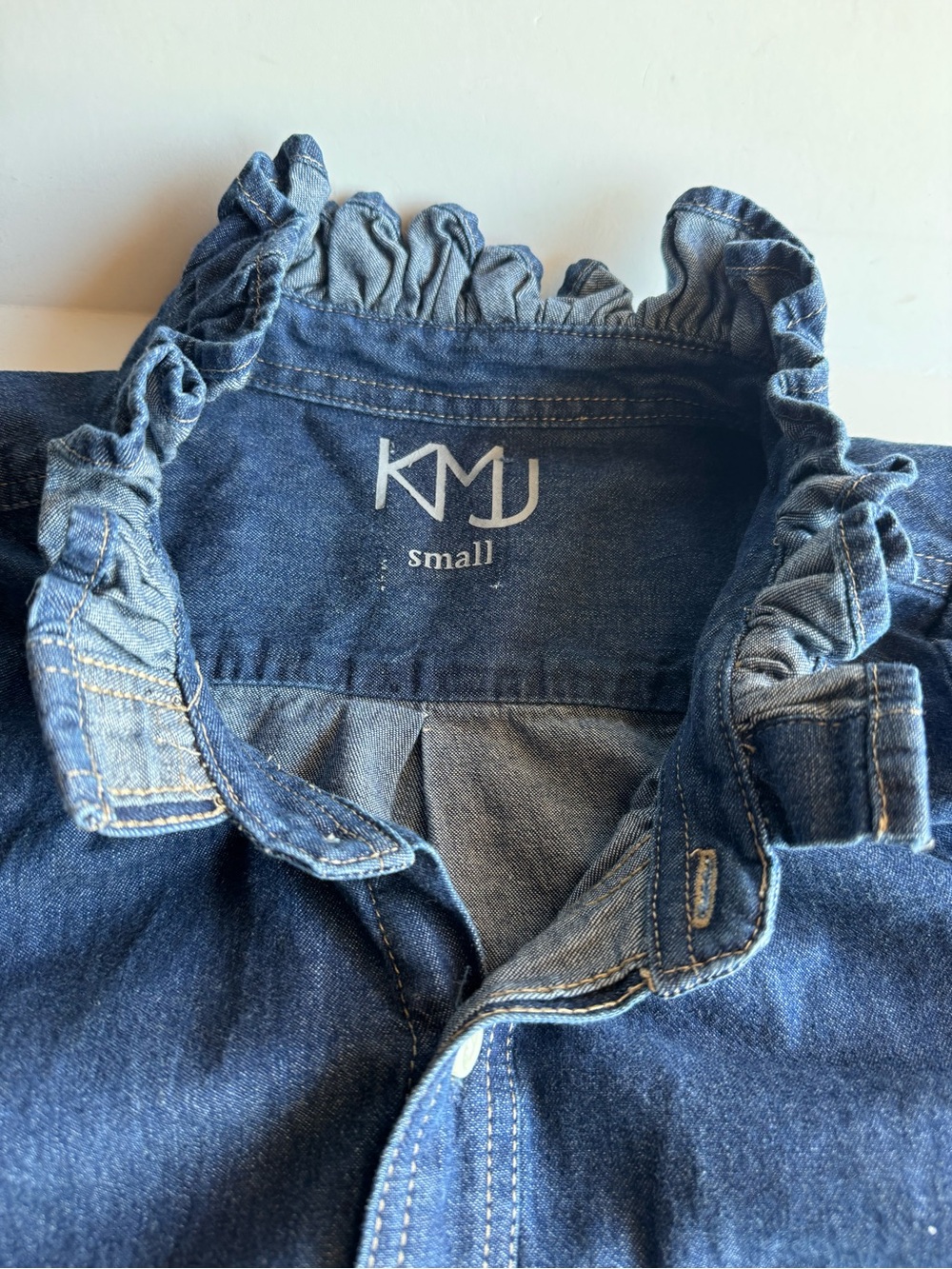 KMJ Kate McHale Jensen Denim Southern Lover Shirt Size S - Picture 8 of 8